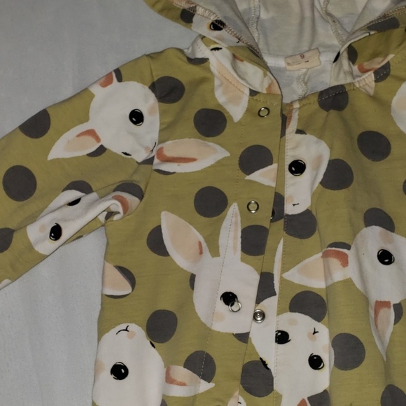 Green bunny romper - Picture 3 of 5